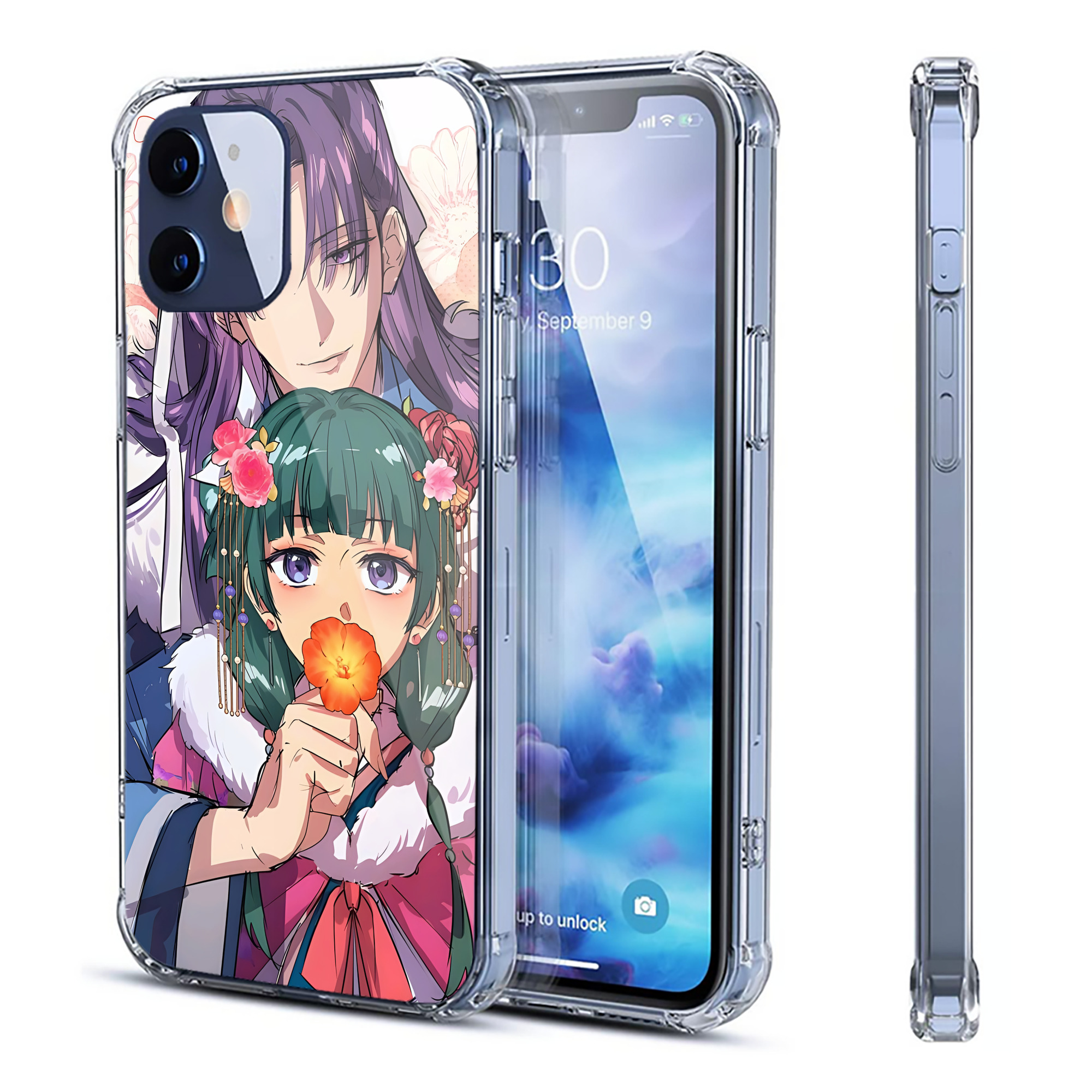 （画像用） 薬屋のひとりごと The Apothecary Diaries 【iPhone 12シリーズ対応】透明スマホケース（クリアソフトケース）